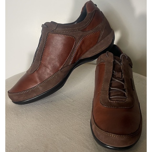 Aetrex Holly EF72W Women's Orthotic Lace-Up Oxford Shoes Brown Leather Size 8 - Picture 7 of 7